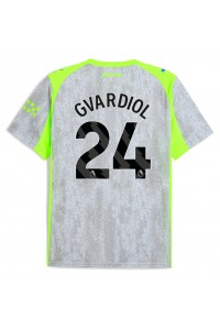 Manchester City Josko Gvardiol #24 Fotballdrakt Tredje Klær 2025-26 Korte ermer